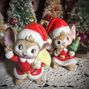 Vintage Christmas Mice